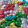 Acrylic electroplated metal creative bean bow tie diy mobile phone pendant chain/pendant key chain accessory making materials Application Scenario